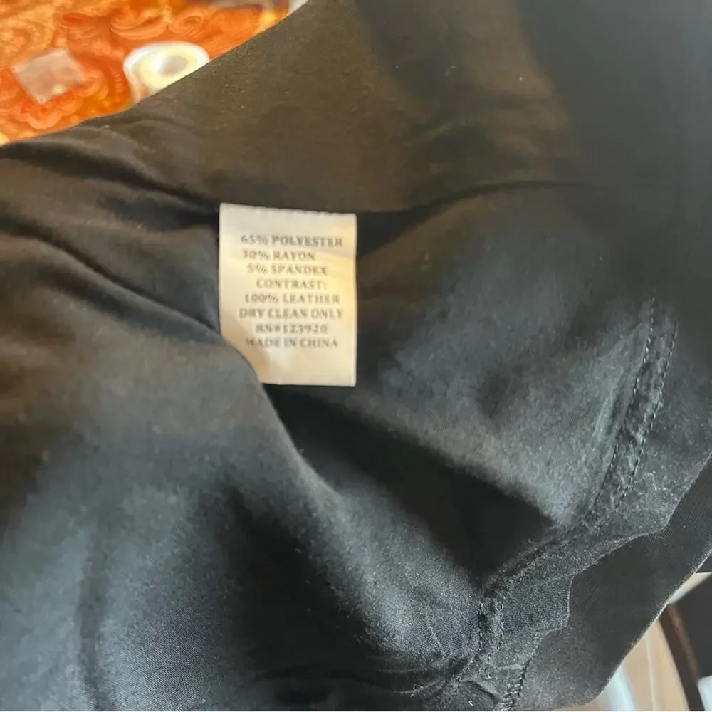 LA Made Lambskin Trimmed Trench Coat Size Large